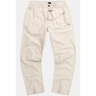 JP1880  Pantalon aspect lin. Taille élastique. Coupe décontractée. 