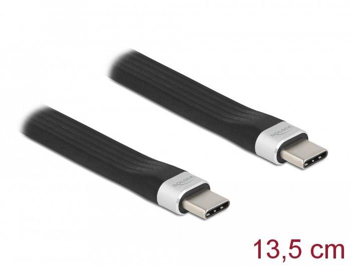 Image of 85770 USB Kabel 0,135 m USB 3.2 Gen 2 (3.1 Gen 2) USB C Schwarz
