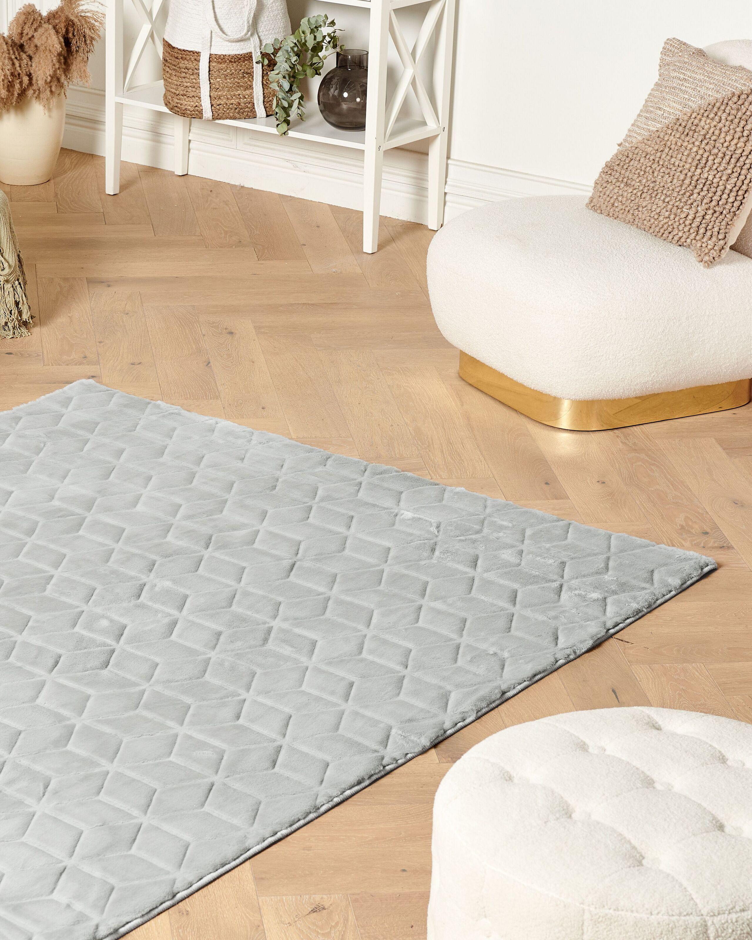 Beliani Tapis en Polyester Moderne THATTA  