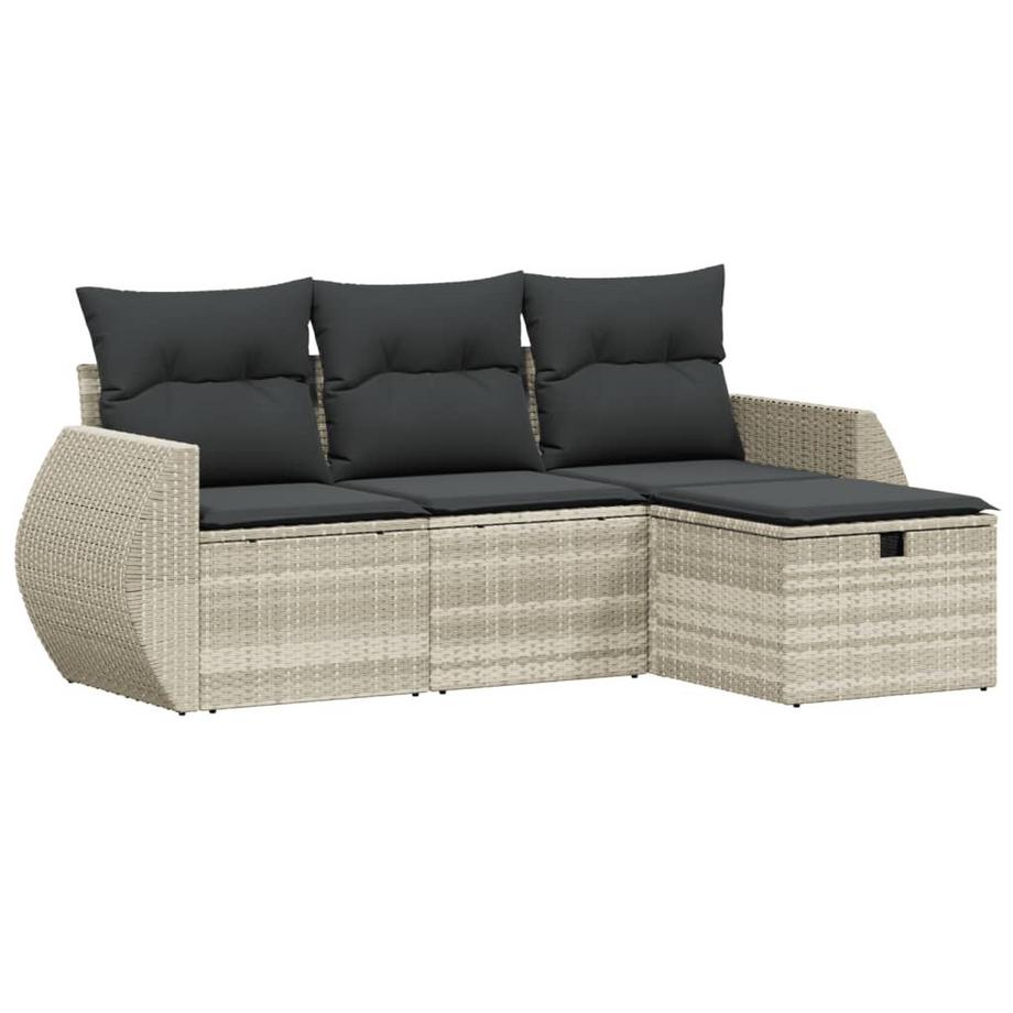 Garten sofagarnitur poly-rattan