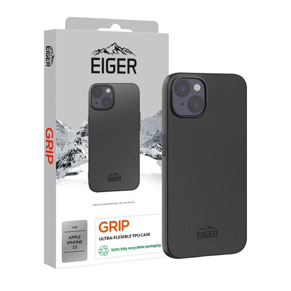 Image of Eiger flexibles TPU Case Schwarz für iPhone 15