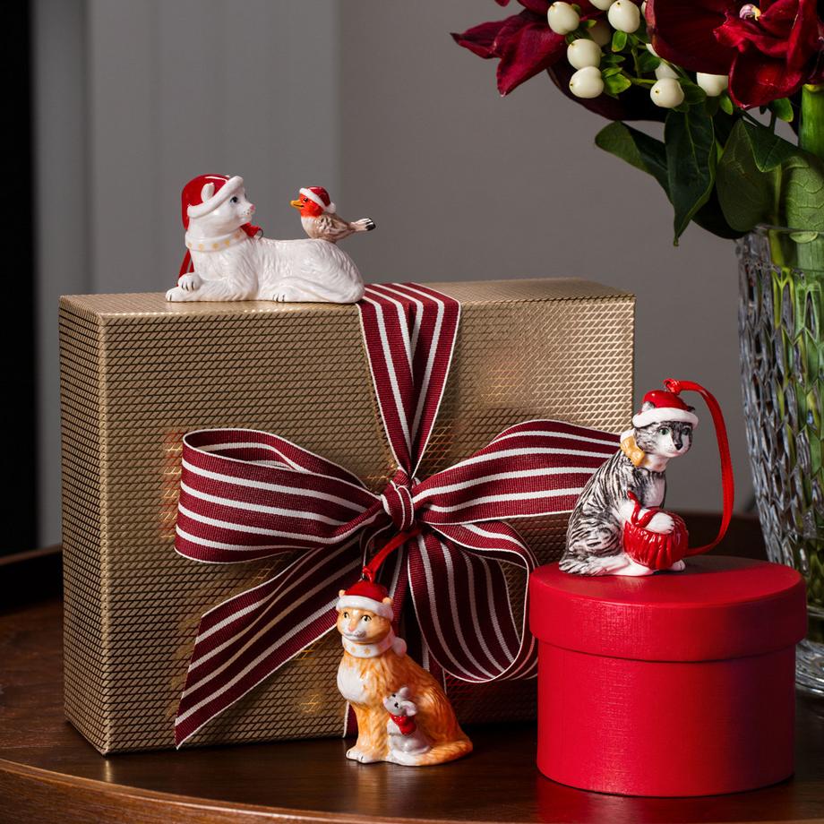 Villeroy&Boch Ornements chats, 3 pièces Nostalgic Ornaments  
