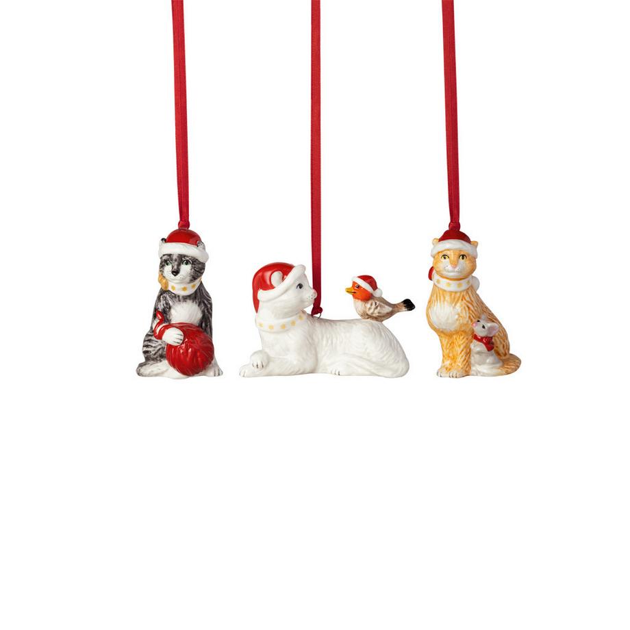 Ornements chats, 3 pièces Nostalgic Ornaments