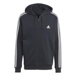 adidas  Full Zip Sweatshirt mit Kapuze aus Molton  Essentials 3-Stripes 