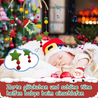 Activity-board  Mobile de Noël - Mobile pour nouveau-né Stimulation visuelle 