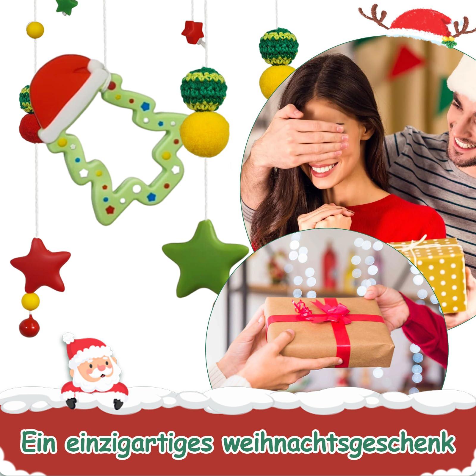 Activity-board  Mobile de Noël - Mobile pour nouveau-né Stimulation visuelle 