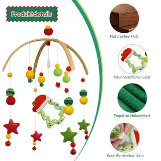Activity-board  Mobile de Noël - Mobile pour nouveau-né Stimulation visuelle 