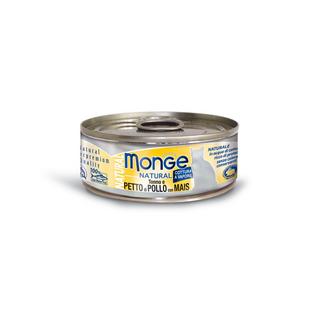 Monge  Natural pour chat avec thon et poulet et maïs - Multipack 