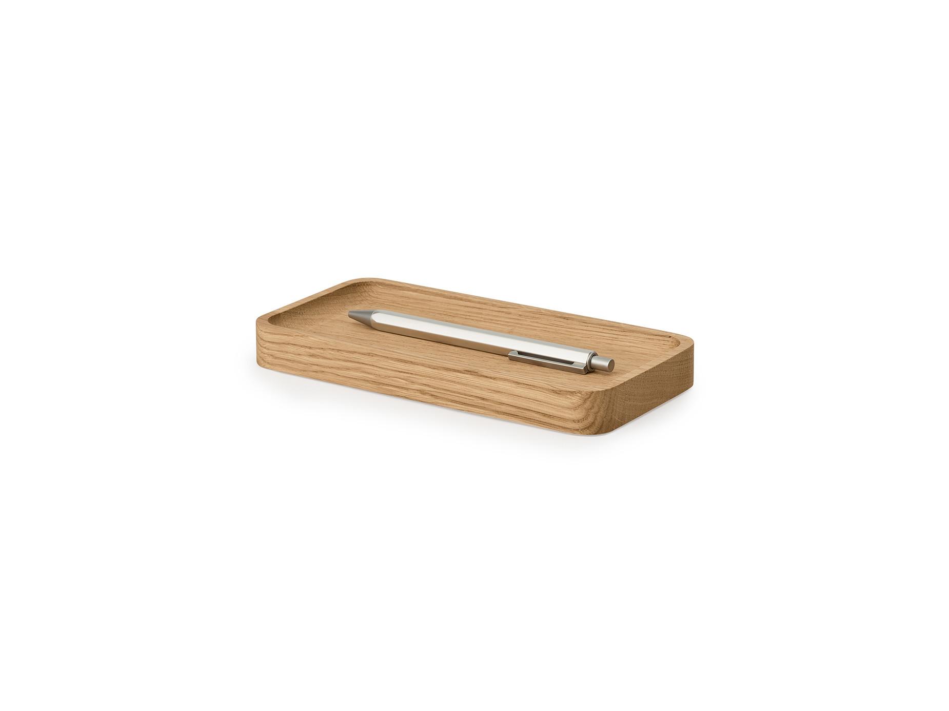 Oakywood Vassoio grande (OakyBlocks) - Vassoio grande in legno - Organizer da scrivania  