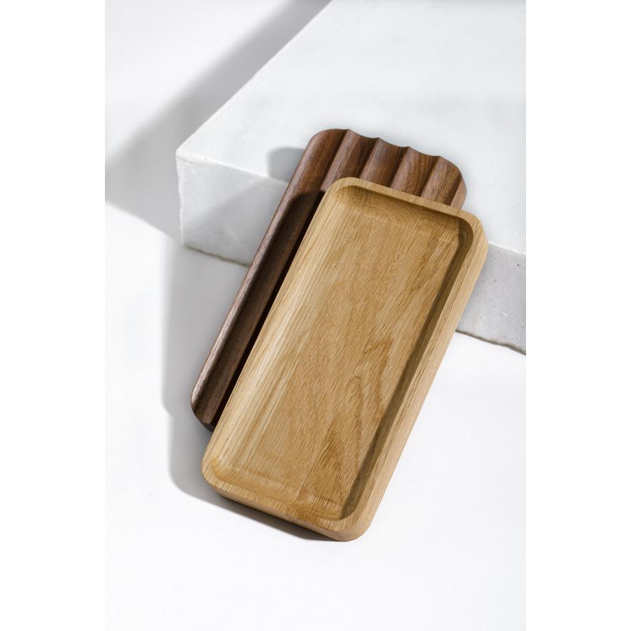 Oakywood Large Tray (OakyBlocks) - Grand plateau en bois - Organiseur de bureau - Chêne  