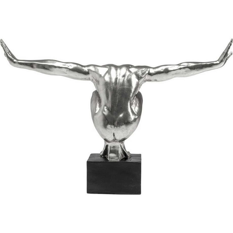 KARE Design Deko Objekt Athlete XL Silber  