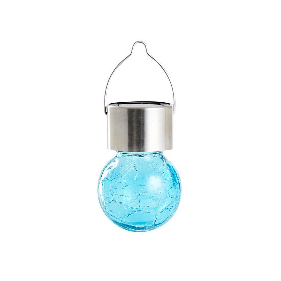 FS-STAR Lampe solaire à boule de verre colorée  