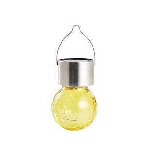 FS-STAR Lampe solaire à boule de verre colorée  