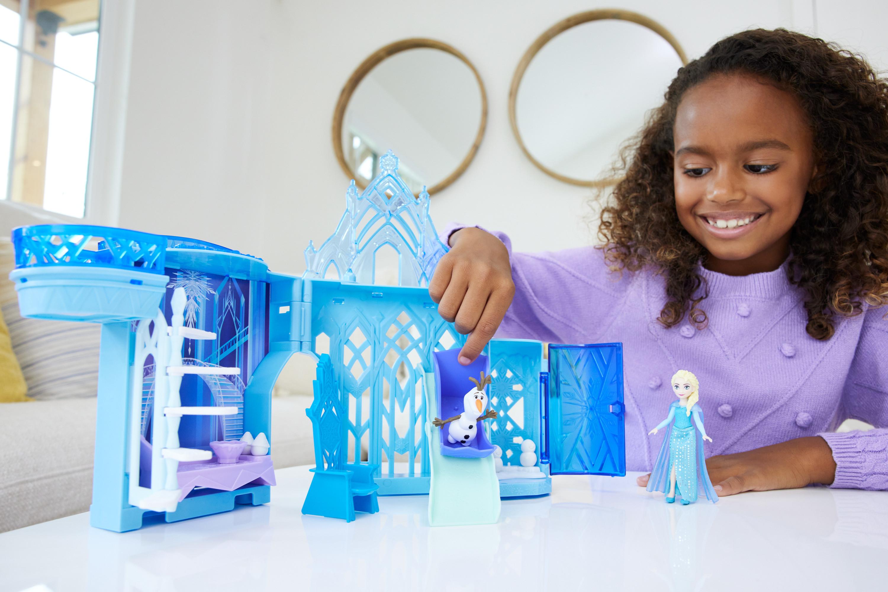 Mattel  Disney Frozen Steck- und Stapelschlösser: Elsas Eispalast 
