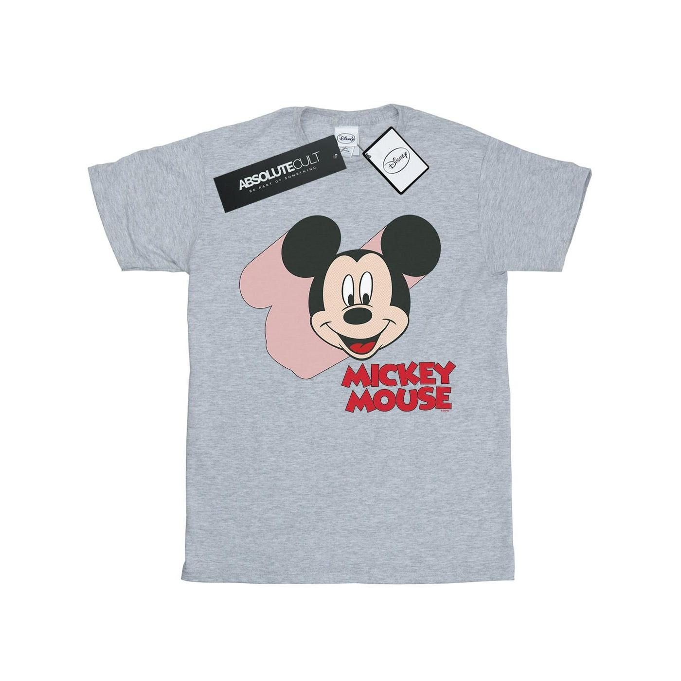 Image of Mickey Mouse Move Tshirt Damen Grau XL