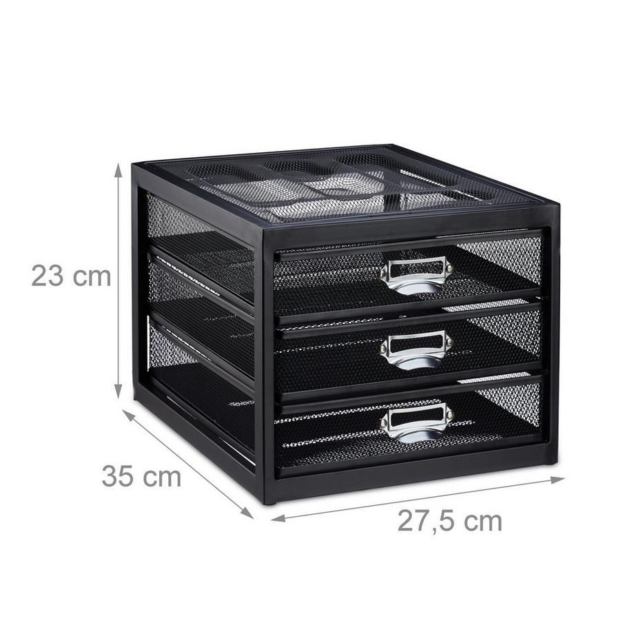 B2X Schreibtischablage A4 mit 3 Schubladen  