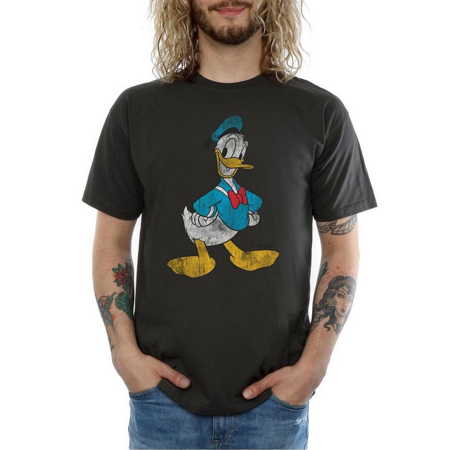 Disney Donald Duck T-Shirt Imprimé Manches Courtes  