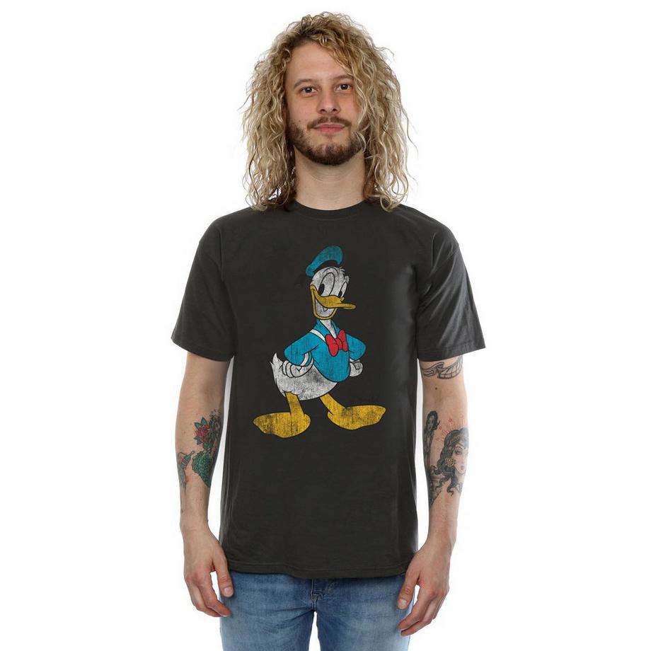 Disney Donald Duck T-Shirt Imprimé Manches Courtes  