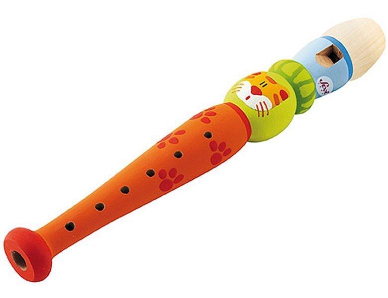 Image of Flöte mit Tiermotiv