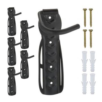 Support mural noir pour vélos - lot de 6