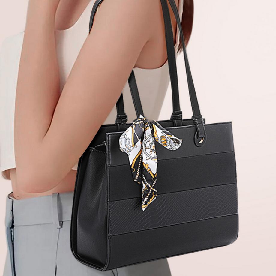 Gallantry Borsa Shopper con Foulard  