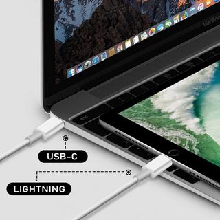 Apple  USB-C / Lightning Schnellladekabel Weiß 