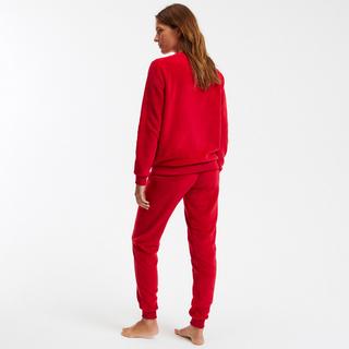 SO'HOME  Fleece-Schlafanzug mit Schriftzug 