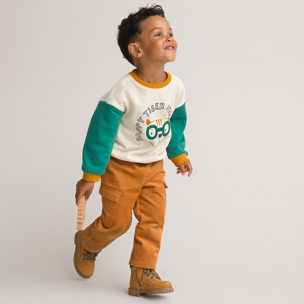 Image of Cordhose Mit Jerseyfutter Unisex Braun 3A