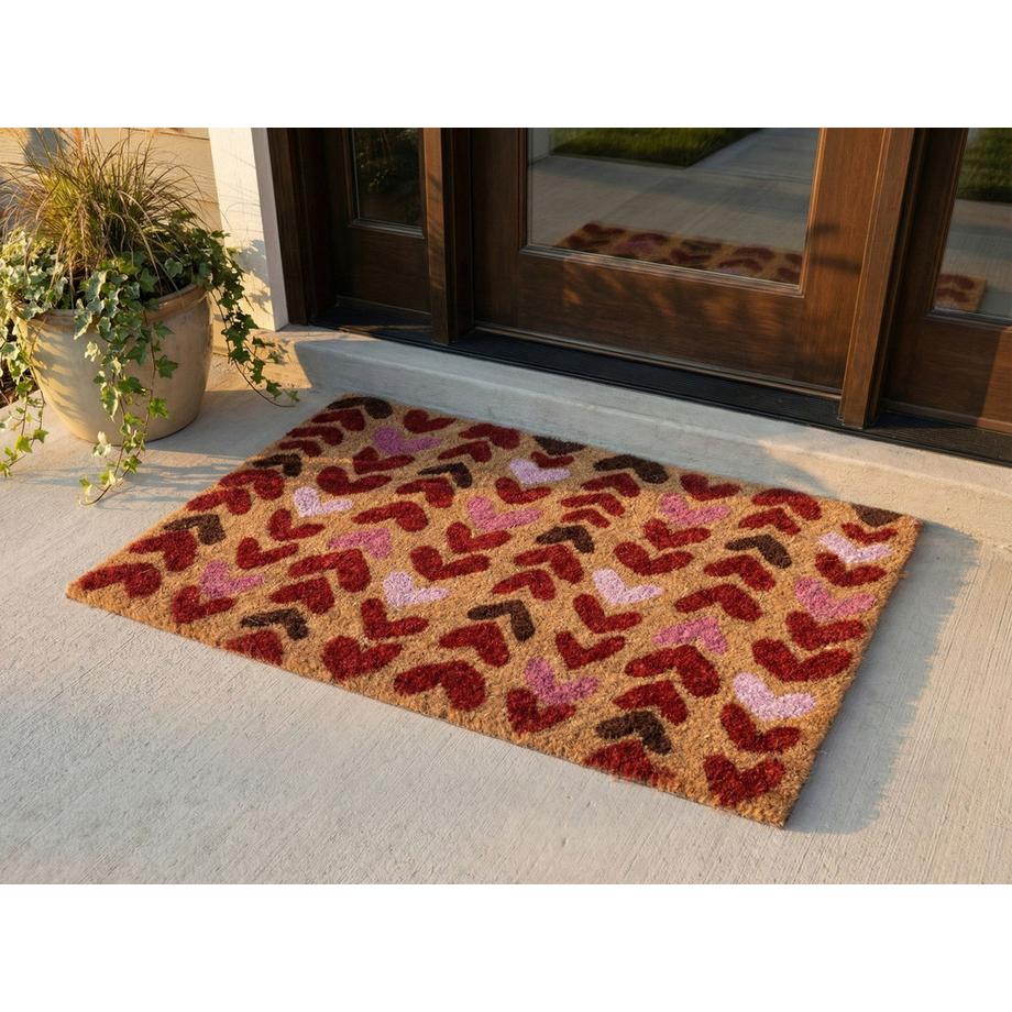 Beliani Tappetino da Ingresso en Fibra di Cocco  TIMOLAN  