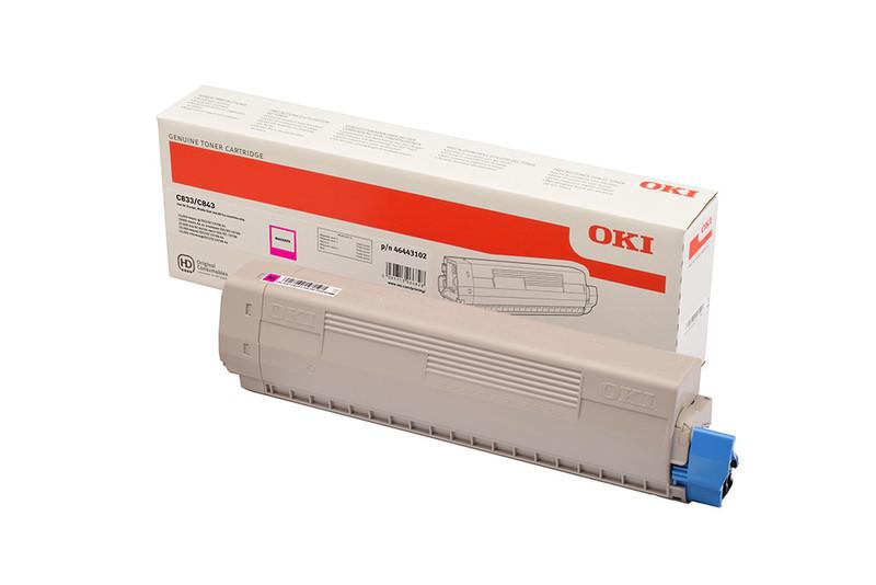 OKI  OKI Toner HY magenta 46443102 C833/C843 10'000 Seiten 