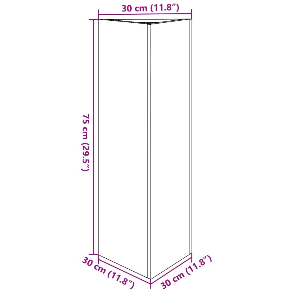 VidaXL Pflanzkübel metall  