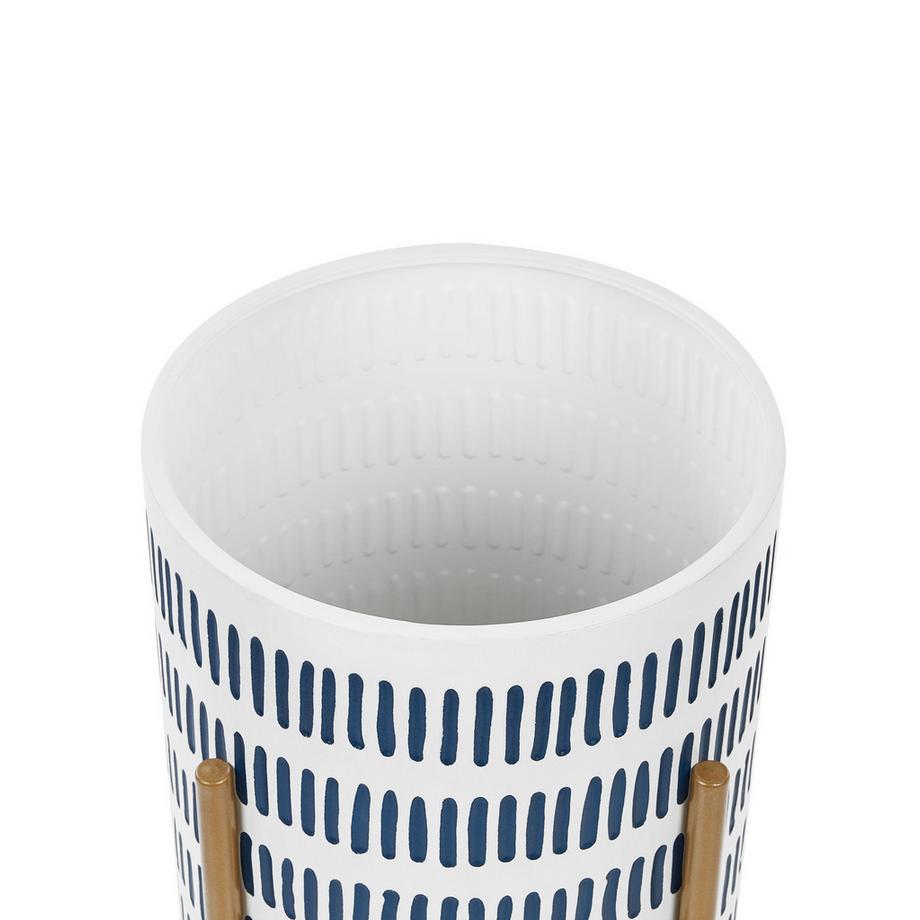 Beliani Blumentopf mit Beinen aus Eisen Mediterran NEMOROSA  