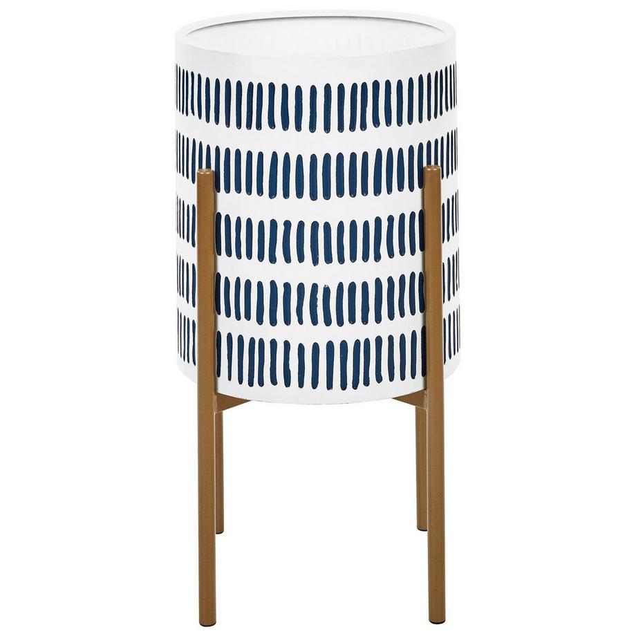 Beliani Blumentopf mit Beinen aus Eisen Mediterran NEMOROSA  