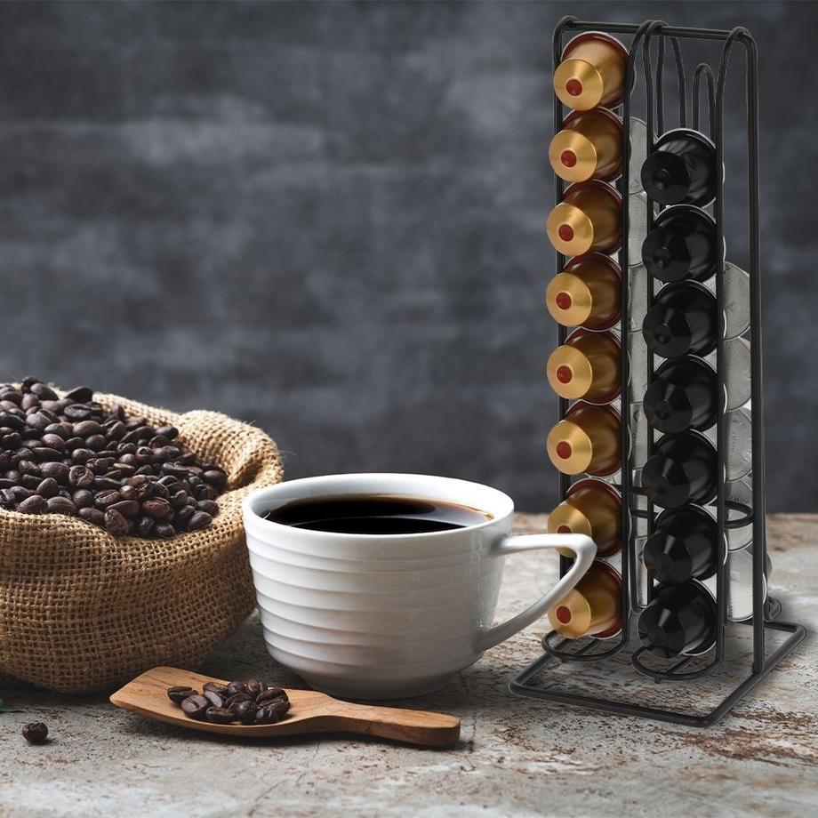 Excellent Electrics Ständer für 32 Kaffeekapseln ausem Metall  