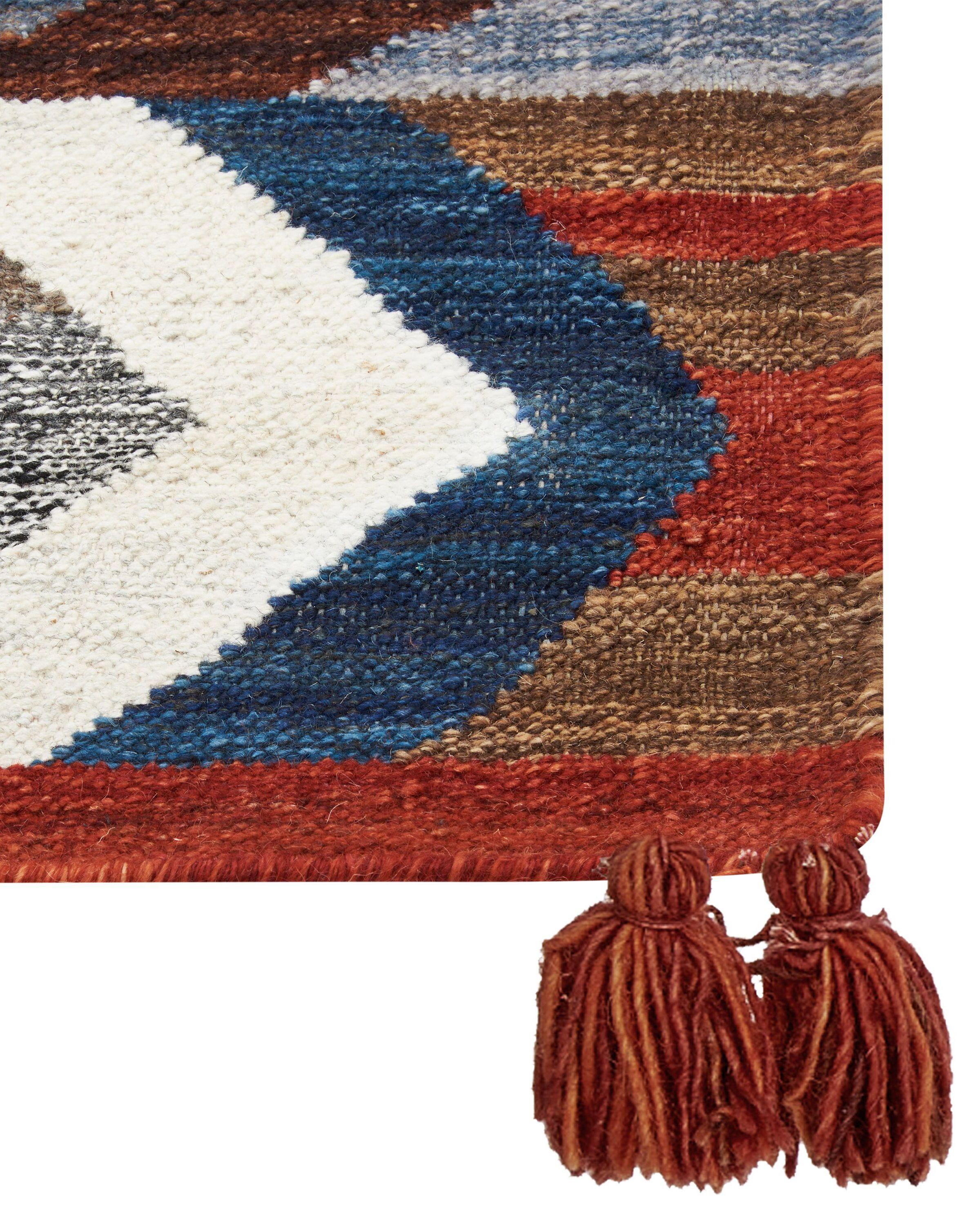 Beliani Tapis en Laine Boho KANAKERAVAN  