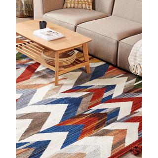 Beliani Tapis en Laine Boho KANAKERAVAN  