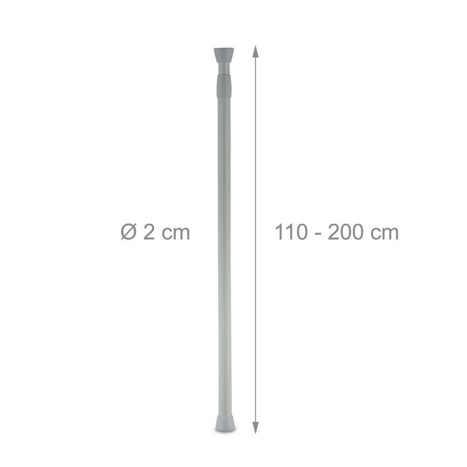 Northix  Teleskopstange aus Edelstahl, 