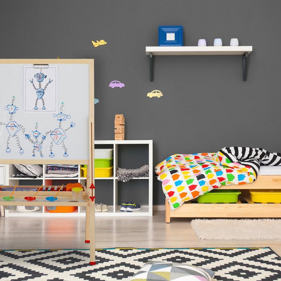 B2X  Zeichenstaffelei für Kinder mit Whiteboard 