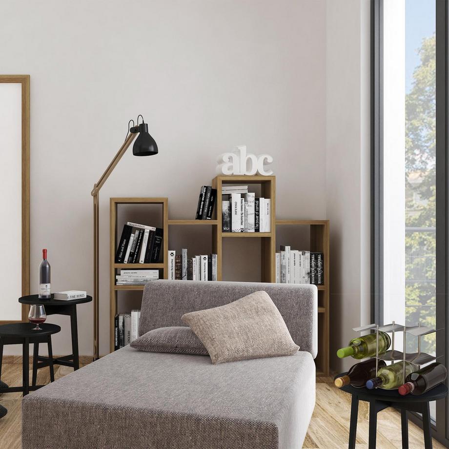 B2X Weinregal aus Edelstahl  