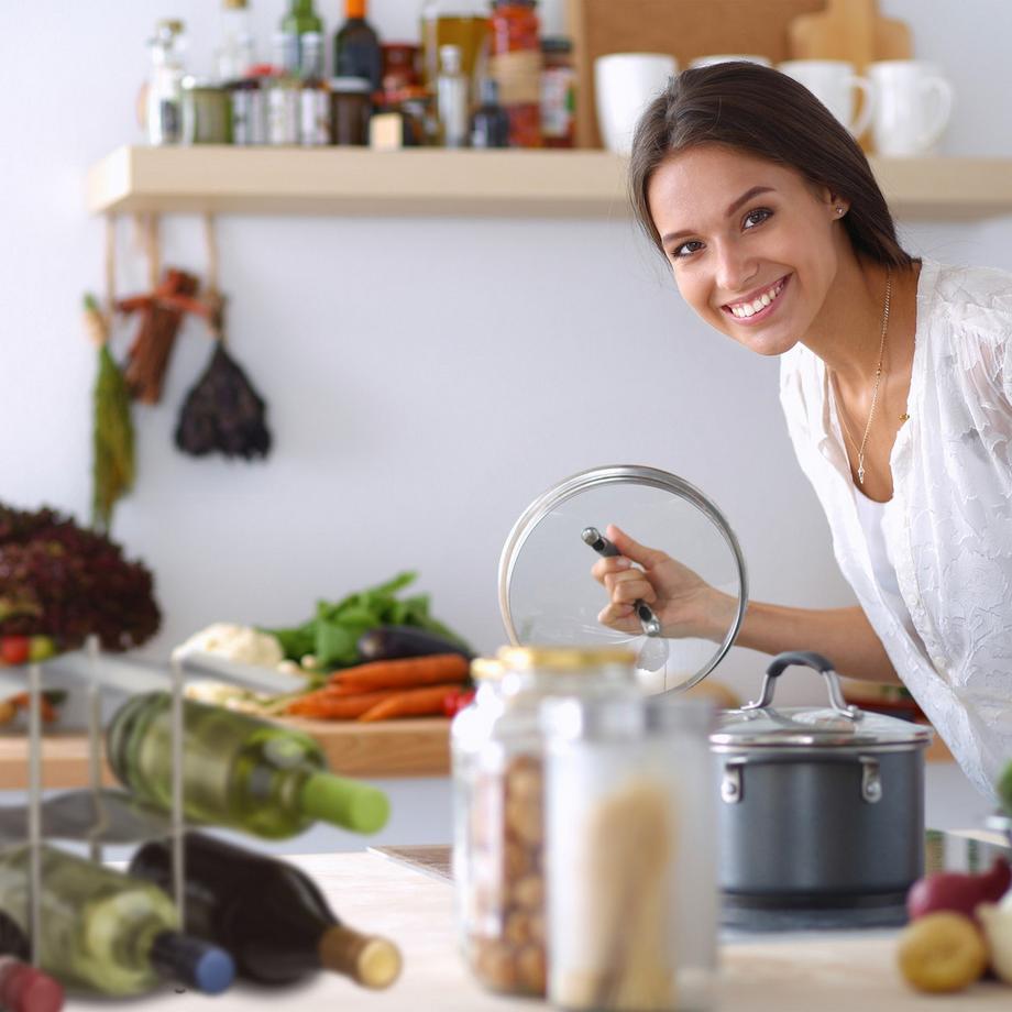 B2X Weinregal aus Edelstahl  