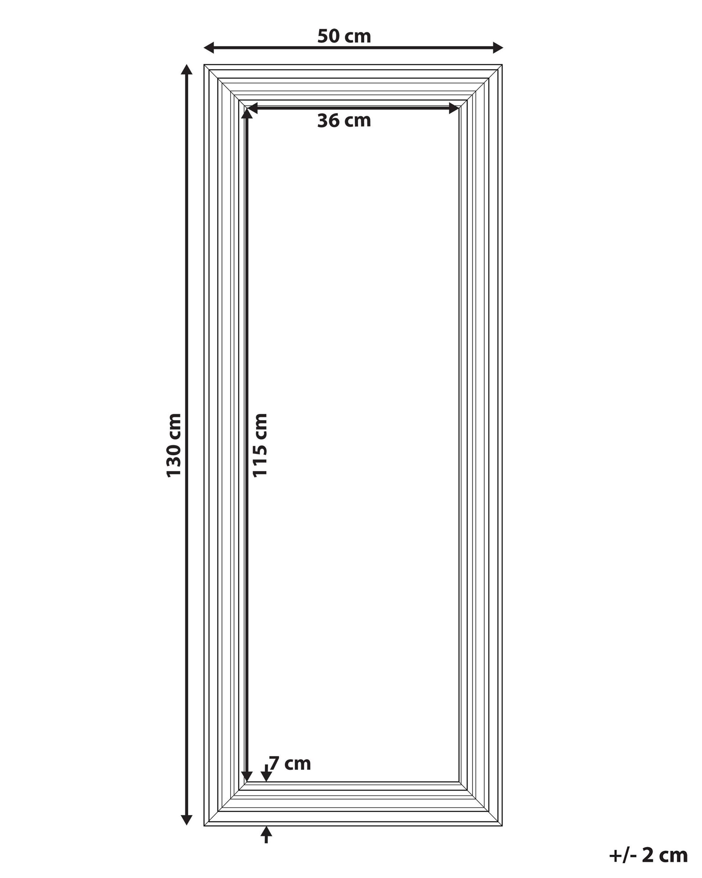 Beliani Miroir en Matière synthétique Moderne VERTOU  