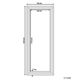 Beliani Miroir en Matière synthétique Moderne VERTOU  