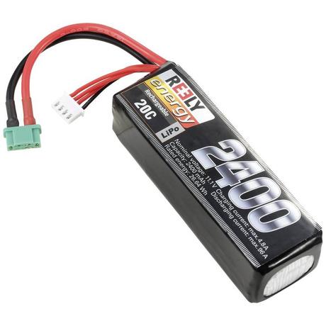 Reely  Modellbau-Akkupack (LiPo) 11.1 V 2400 mAh Zellen-Zahl: 3 20 C Softcase MPX 