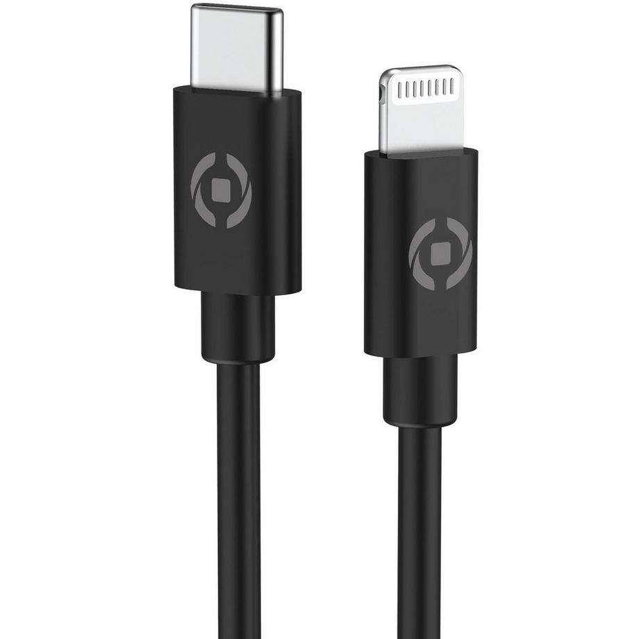 Celly  Autoladegerät Mini USB-C PD 20 W + USB-C-auf-Lightning-Kabel 