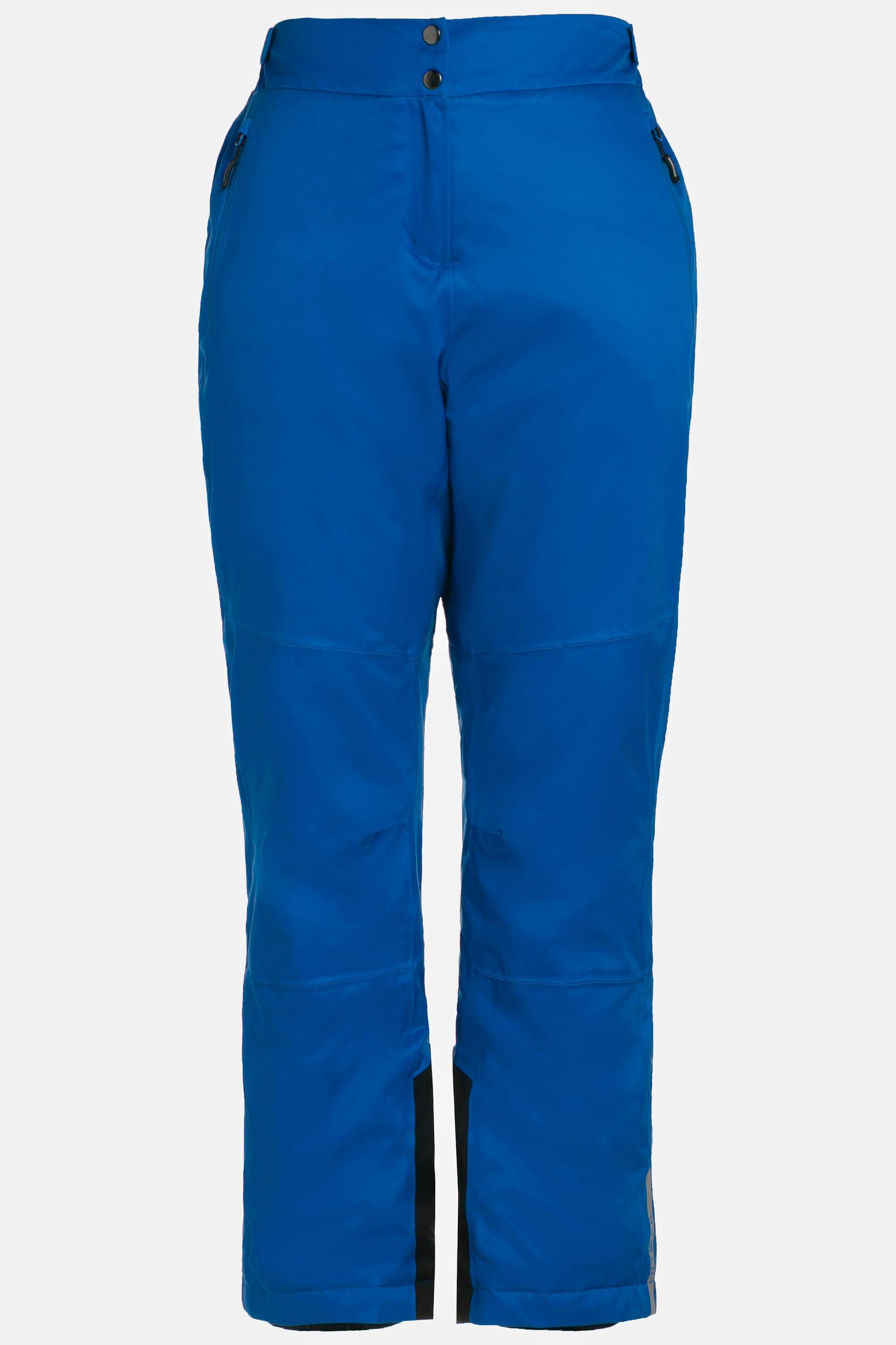 Ulla Popken  Pantalon de ski, imperméable, genoux préformés, jupe de protection contre la neige, lanière velcro 