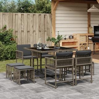 VidaXL Garten essgruppe poly-rattan  