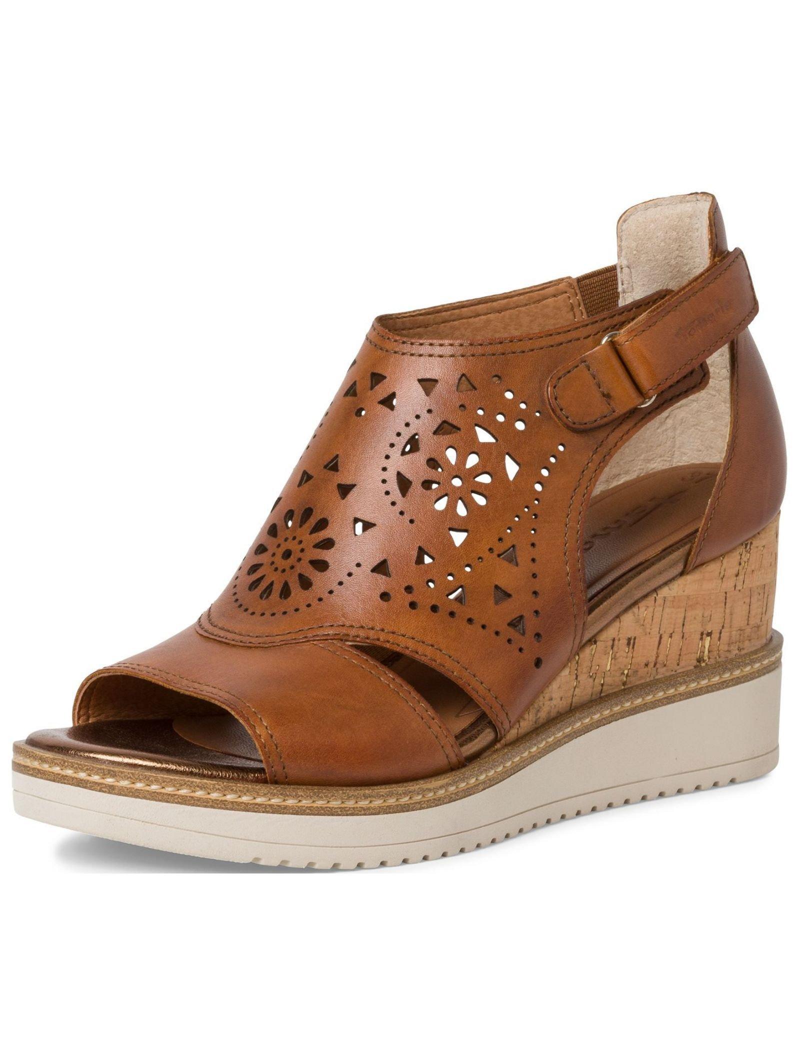 Image of Sandalen 1-1-28003-20 Damen Cognac 39