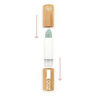 ZAO MAKEUP  Lippenpeeling-Stick - Bio-zertifiziert, vegan und nachfüllbar 