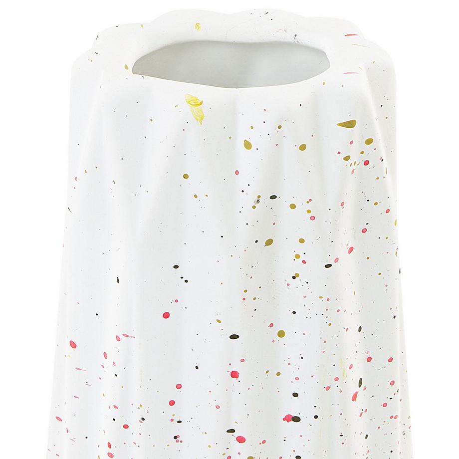 Beliani Blumenvase aus Steinzeug  AMALIADA  