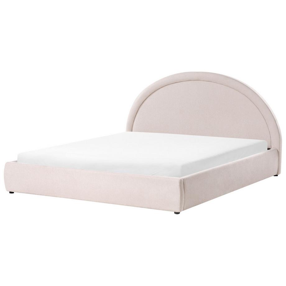 Beliani Lit ottoman en Tissu Moderne MOUZON  